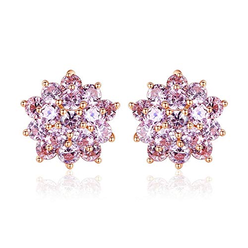 Boucles d'oreilles rose et clous fleurs pour illuminer votre quotidien