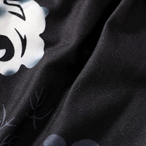 Happyma Happma Infant Baby Girl Fall Outfits Long Sleeve Floral Hoodie Tops Pants Clothes Set 12-18(90) #TOP5