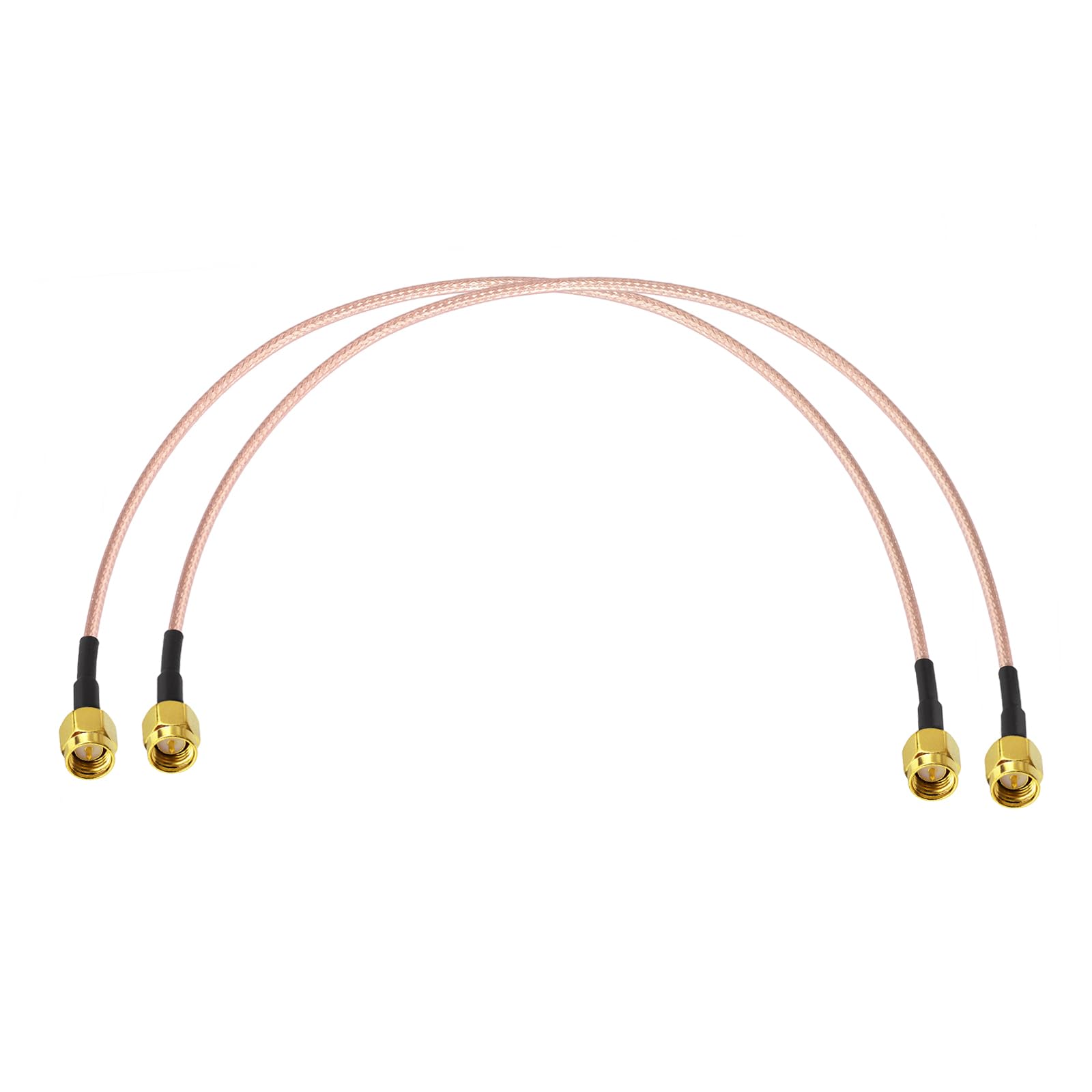 Yuslao SMA Male to SMA Male Coaxial Coax Cable RG316 Antenna Extension Cable 12inch 30cm for Antenna Router RTL SDR Dongle ADS-B Receiver Network Analyzer Antenna SWR Meter (2-Pack) 12 inch (2-Pack)