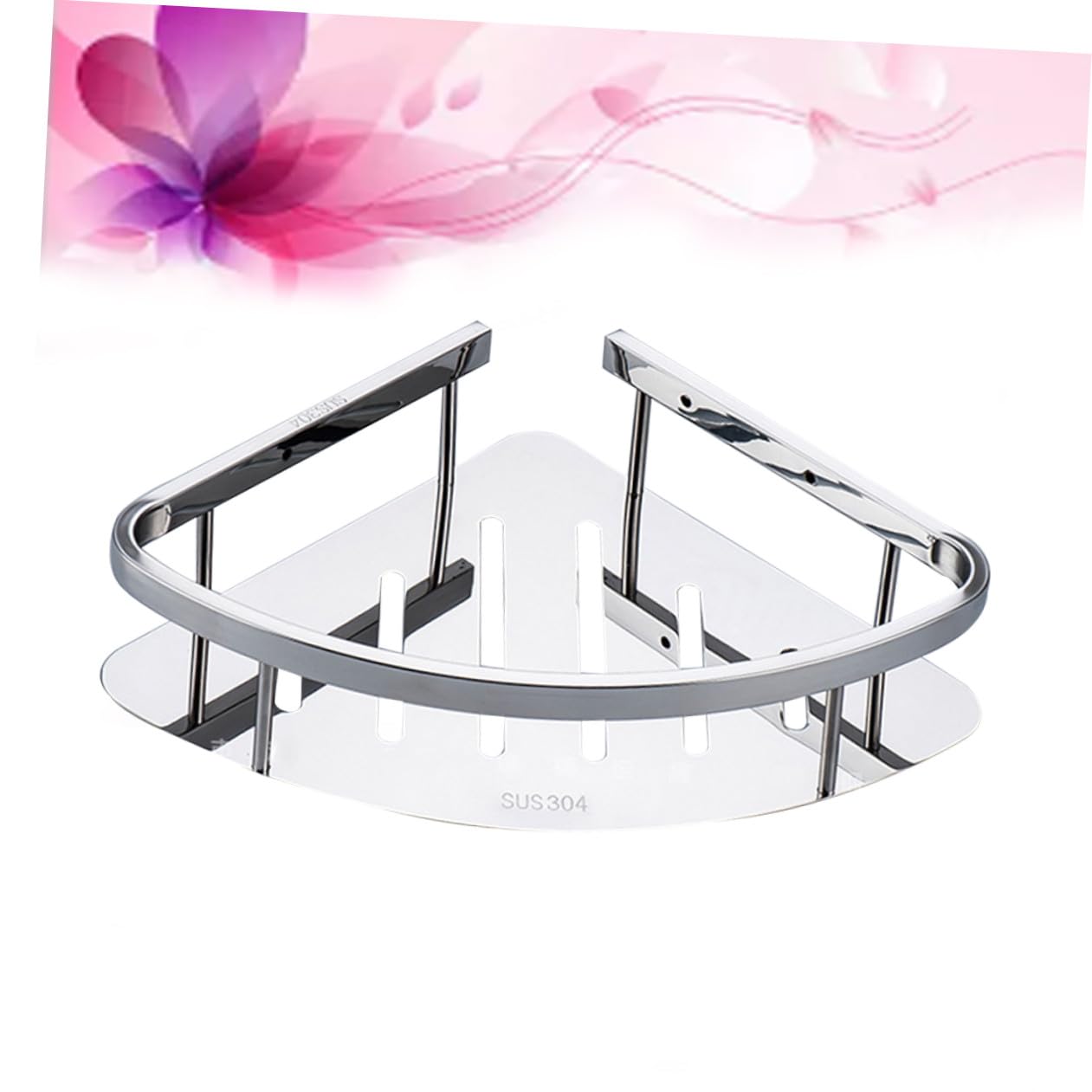 Acero Inoxidable Estante Esquinero Montaje en Pared, para Baño