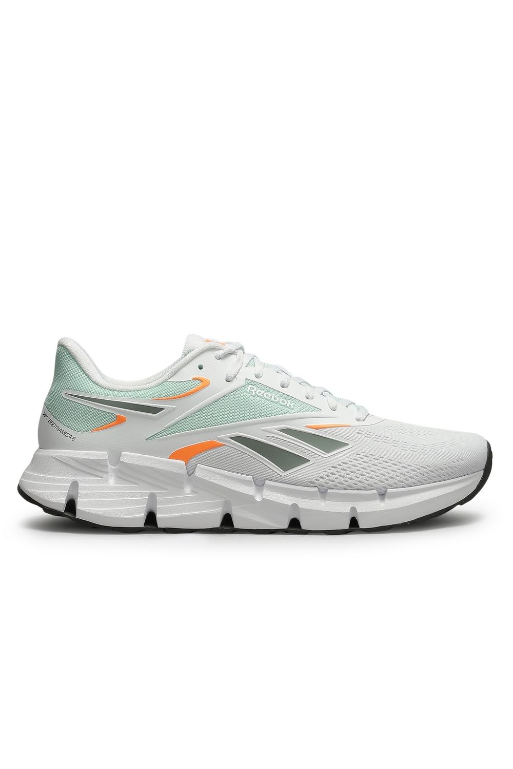 Reebok - Zig Dynamica 6 Running Shoes, Man  White Men's Size 38.5
