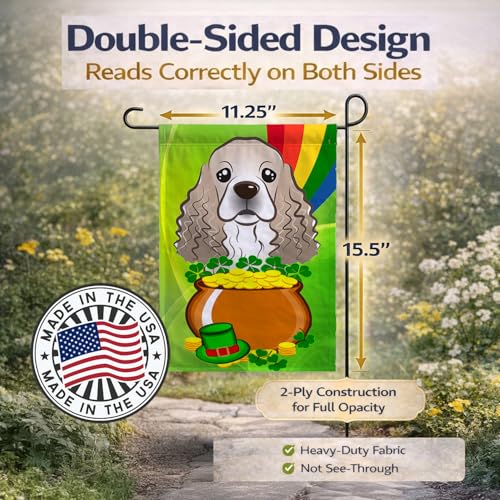 Drapeau Cocker Spaniel jardin pour remplacer les décorations ternes
