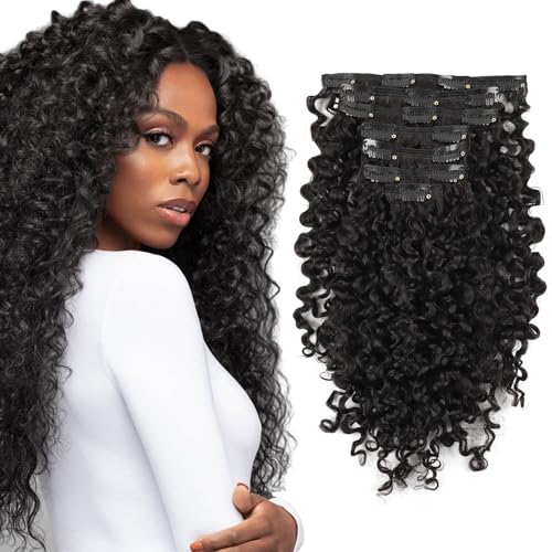 Sassina Spiral Curly Clip In Hair Extensions