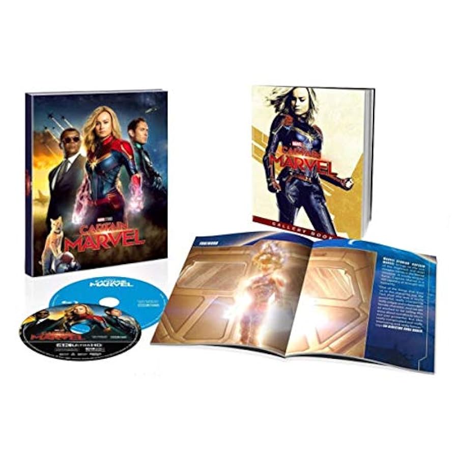 Amazon.com: Captain Marvel 4K UHD + Blu Ray + Digital + 40