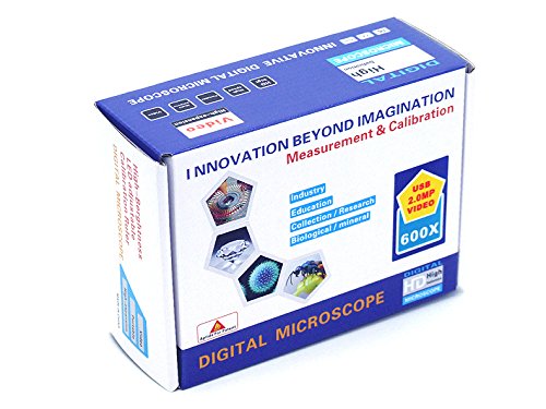 Microscopio USB de 1 a 50 x 600 x 2 megapíxeles