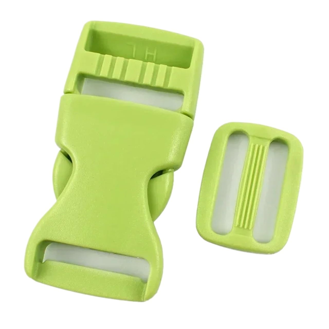 100 Sets Kunststoffschnallen, seitliche Schnallen, Taschengurt, Tri-Glide-Schiebenschnalle, Rucksack-Gürtel, Zubehör