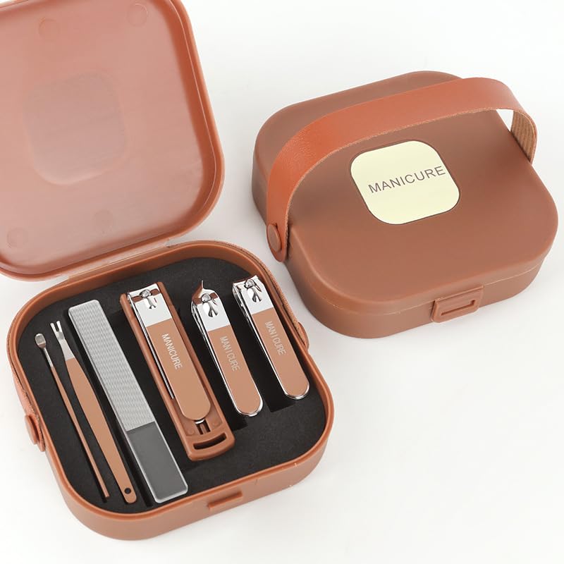 6pcs Nail Clippers Professional Set Nail Care Tools