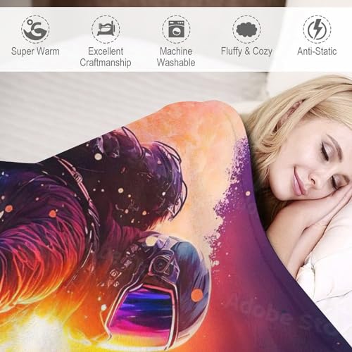 Couverture Snowboard douce pour doudoune de canapé et soirées - 6