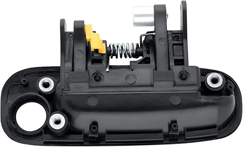 Miniatura 4 de Manija de puerta exterior negra para el lado izquierdo del conductor delantero con textura de plástico negro apto para Toyota Corolla 1998-2002,