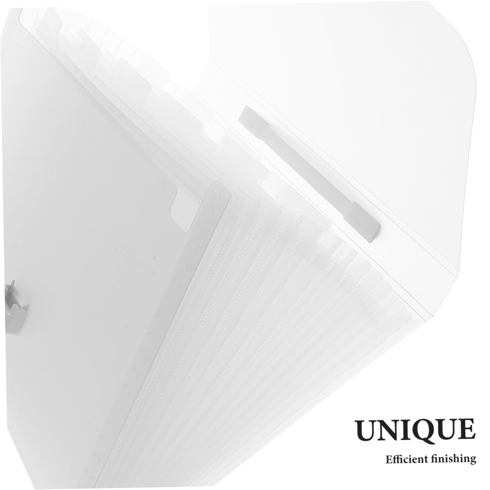 2 Pièces Porte-documents Accordéon Extensibles avec Poignée Organiseur Flexible pour Documents Reçus et Rangement Bureau et Classe
