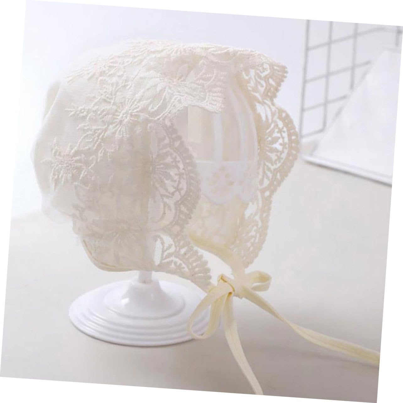 3 Series Sombrero De Encaje para Bebés Niña Gorro Ligero Y Transpirable para Recién Nacidos Y Ocasiones Especiales 2 Piezas X 3