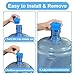 3 Pack 3 and 5 Gallon Water Jug Cap, Upgrade Silicone Reusable Replacement Caps, Non Spill Lids for 55mm Standard/Screw/Crown Tops Water Bottle