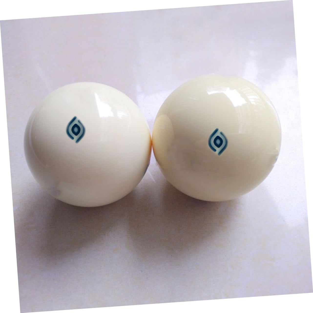 BIUDECO 2Pcs Wear Resistant Balls for Pool High Grade Billiard White Balls for Training and Skill Improvement Standard Billiard Supply