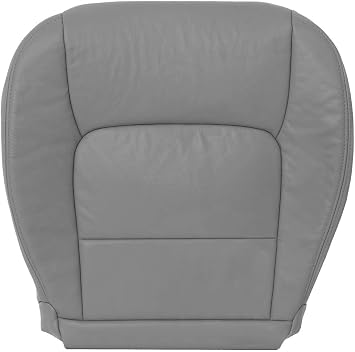 Compatible with 2003-2007 Lexus LX 470 4X4 AWD -Driver Side Bottom Leather Seat Cover Gray