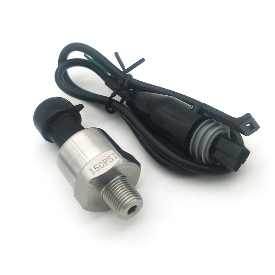 5v Car Electric Gauge Meter Sender Air Oil Fuel Pressure Sensor 0-150 Psi