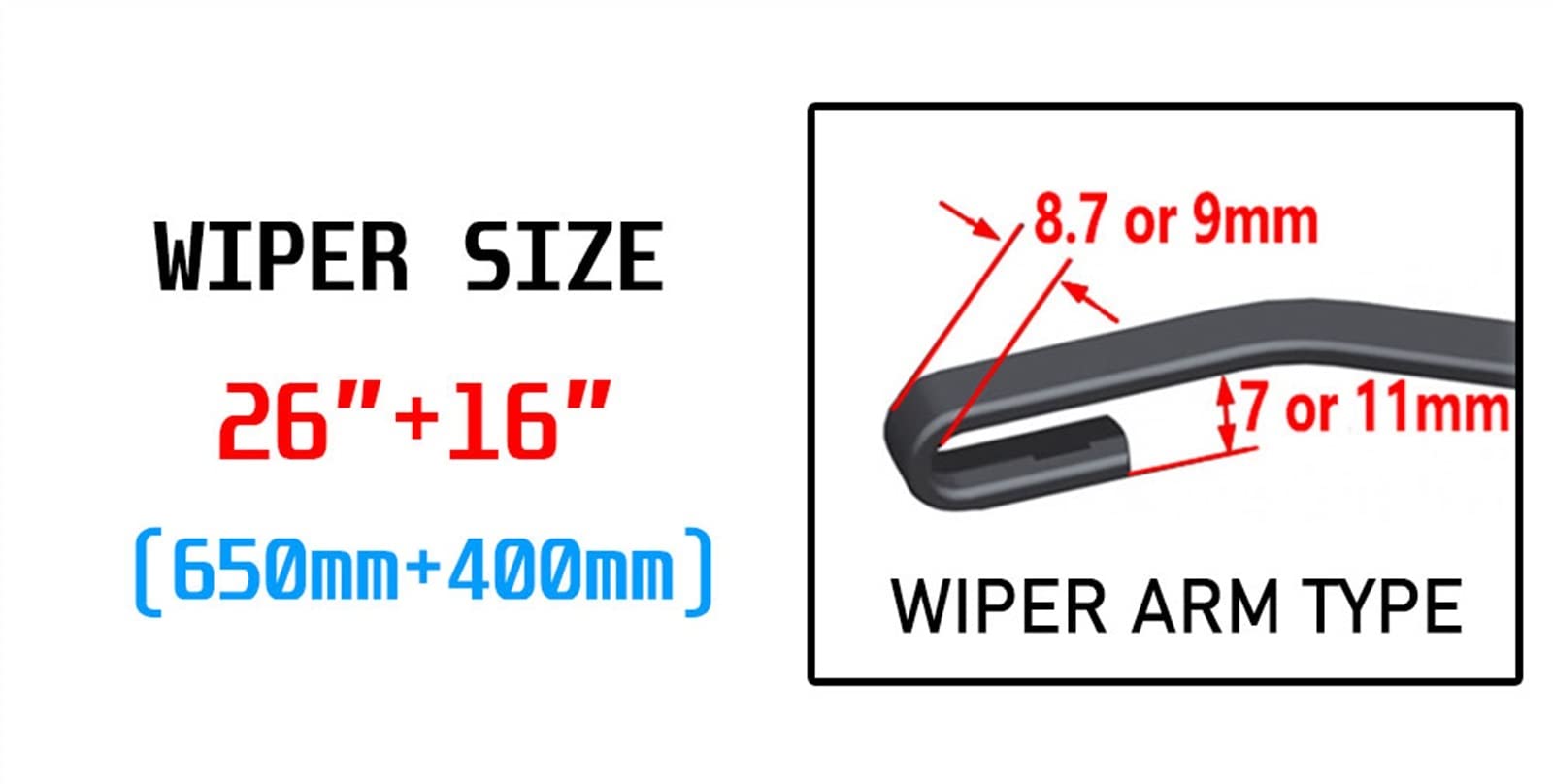 Auto Tergicristallo Spazzole Tergicristallo per Auto Anteriore Parabrezza Tergicristallo Cutter Spazzole Accessori per Toyota RAV4 XA50 2019 2020 2021