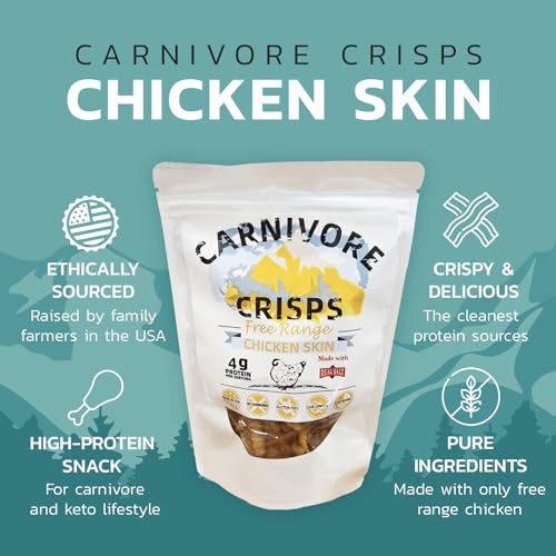 Carnivore Crisps, Chicken Skin, Mary’s Chicken skins, High Protein, Keto & Carnivore Diet Approved, Gluten-Free, No Hormones, 1.5 oz (Pack of 3) - Thumbnail 3