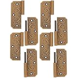 Format compact idéal pour les petits espaces : les mini charnières en cuivre sont conçues pour les petites portes et les placards, permettant une installation et un fonctionnement discrets même dans les espaces restreints tels que les penderies et les tiroirs. charnière invisible pour porte de placard, charnières en laiton pour placard