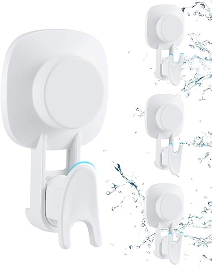 Luxear Ganchos de succión Ganchos de Ventosa de vacío Fuertes Ganchos de plástico extraíbles sin Taladro Gancho de succión Fuerte Sujeta hasta 5 kg ...