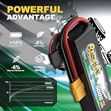 Gens Ace batterie LiPo 4S 5000 mAh 60C avec prise XT90 photo 4