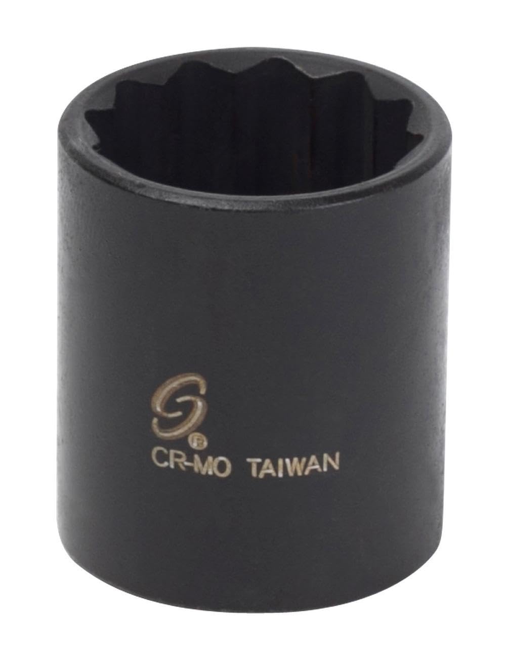 Sunex 328z 3/8-Inch Drive 7/8-Inch 12-Point SAE Standard Impact Socket