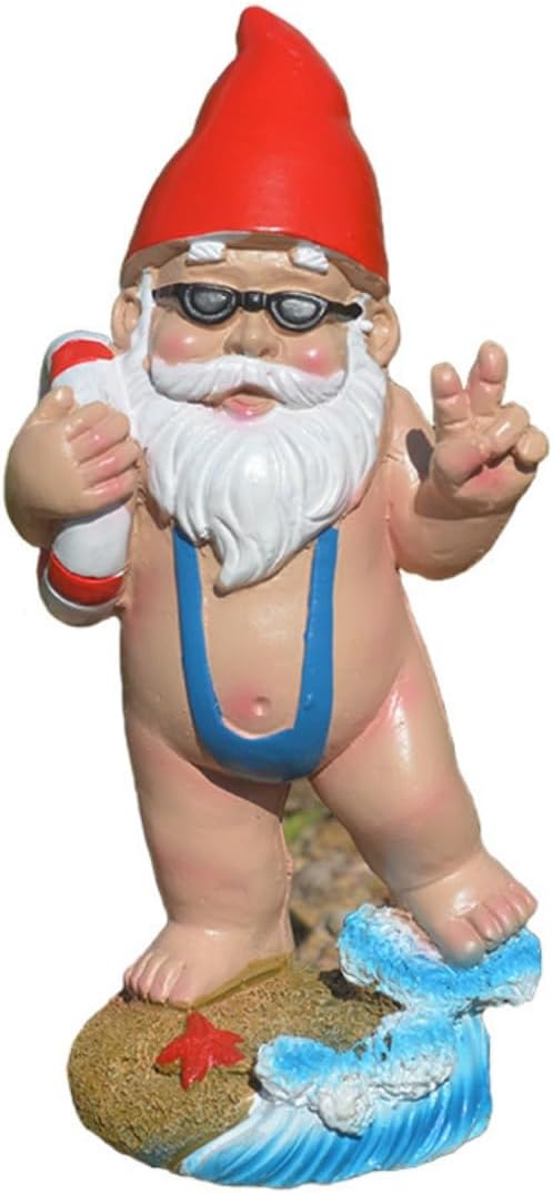 Grapelet 15cm Funny Gnome Garden Ornament Resin gnome Grapelet 15cm Funny Gnome Garden Ornament Resin gnome