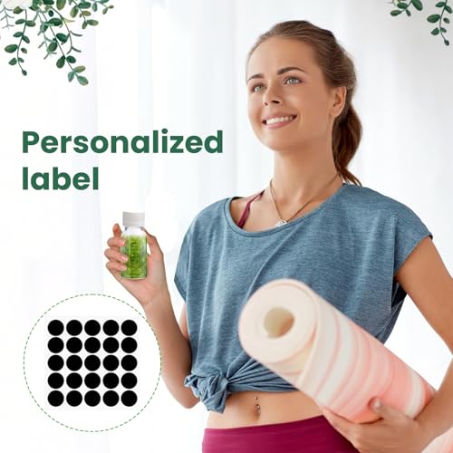 54 Pcs Small Ginger Shot Bottles with Lids Plastic Reusable Clear Shot Containers with Scale for Juicing Smoothies Milk Coffee and Drinks with 3 Labels 6 Funnels and 1 Pen (White,2 oz)