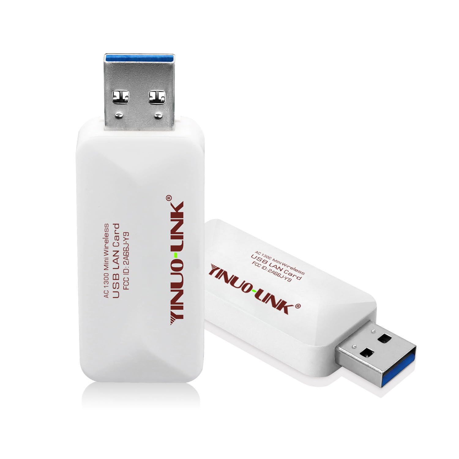 Amazon.com: YINUO-LINK AC1300 USB WiFi Adapter for PC, Wireless Network ...