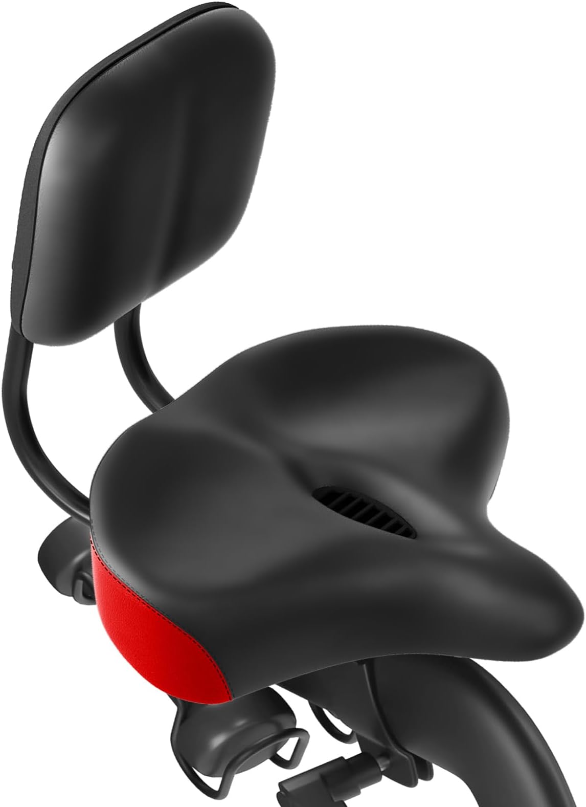 'MOONCOOL Backrest Saddle Bike Seat with Backrest, 11.5'' x 9.5'' Bicycle Tricycle Saddle Seat with Back Support, Oversize Comfort Saddle with Back Rest'