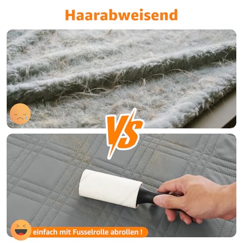 PICK FOR LIFE 137x208cm wasserdichte Hundedecken, extra groß und Waschbar Haustier Decke für Hunde, rutschfest Welpen Unterlagen bieten umfassende Abdeckung und Schutz für Ihre Sofa, Bett, Autositz