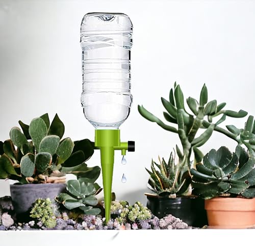 Image of Techhark Drip Irrigation kit for Home Garden, Self-Watering Spikes for Plants, Automatic Plant Water Devices (10 PCs,100% Leak Proof)