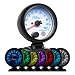 GlowShift White 7 Color 3 3/4 Tachometer & Shift Light