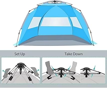 4 Seater Automatic Beach Tent Beach Sunshade Awning Canopy Automatic Tent