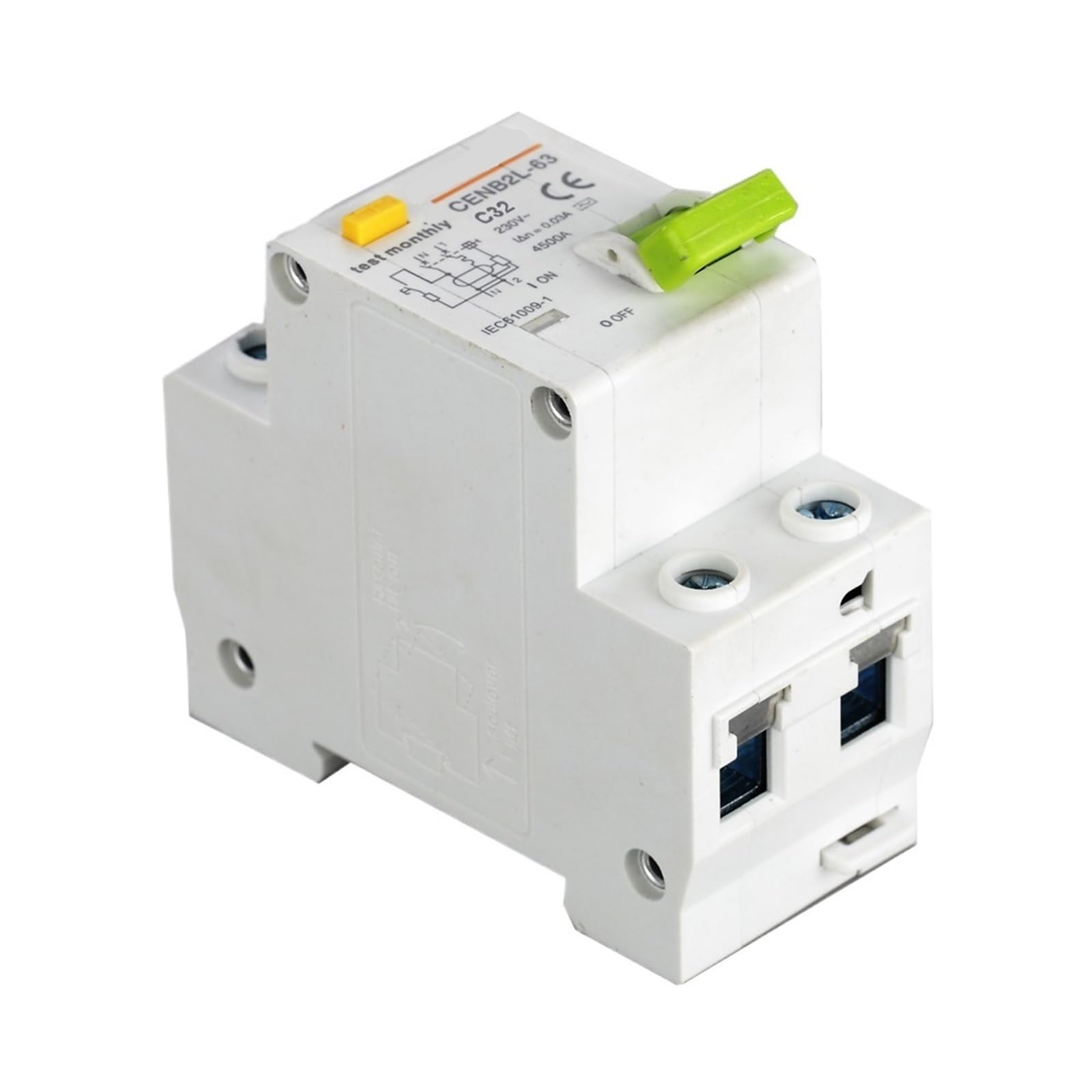 Wyłącznik automatyczny, Wyłącznik różnicowoprądowy różnicowoprądowy DPNL1P+N 10A16A 25A 32A 40A 50A 63A 230V~ 50HZ/60HZ(40A)