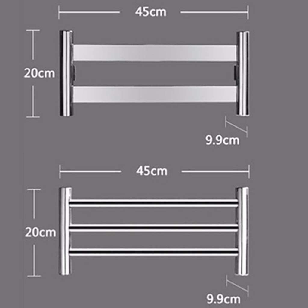 21w/24w Kitchen Sink Faucet Rag Stand Bathroom Wall Hanging Free Punching Household Heating Drying Electric Towel Rack (A Punch Installation)
