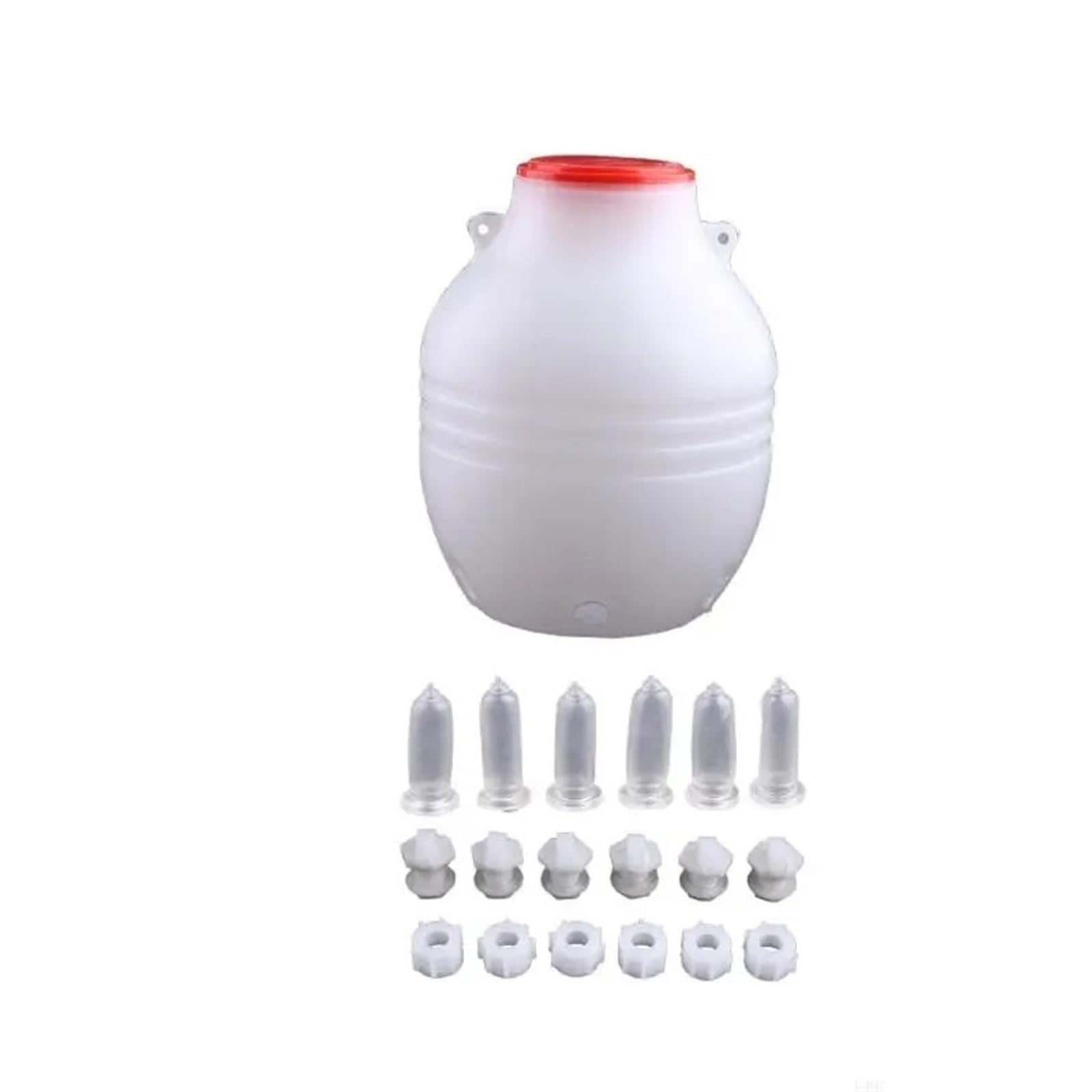 Biberon per agnelli Tettarelle for latte di pecora e agnello, biberon for, ciuccio in silicone morbido for piccoli animali, avvitabile, for l'alimentazione pecore capre