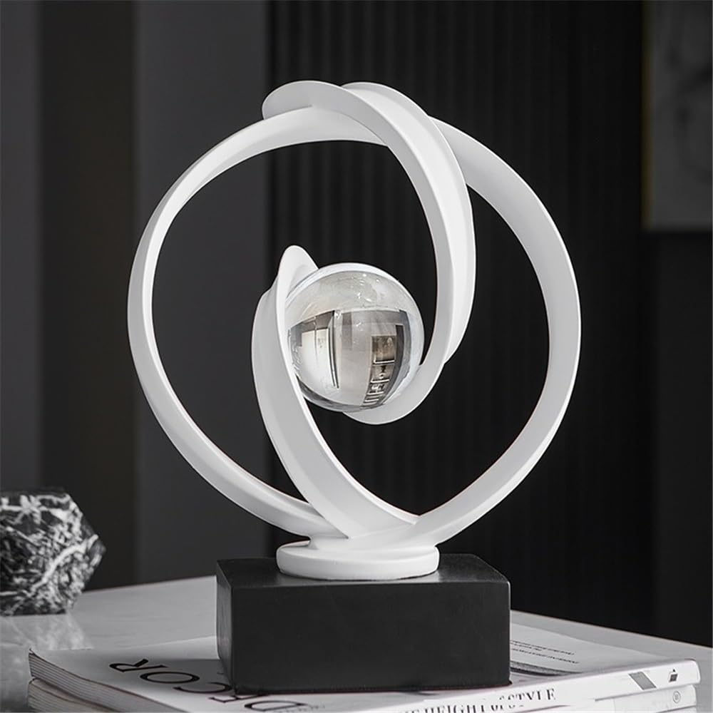 Ornamenti Decorazione for la casa, statue in resina in stile moderno, adatte for soggiorno, camera da letto, ufficio, libreria, scrivania Statue