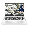 HP Chromebook 14-inch HD Laptop, Intel Celeron N4000, 4 GB RAM, 32 GB eMMC, Chrome (14a-na0010nr, Mineral Silver)