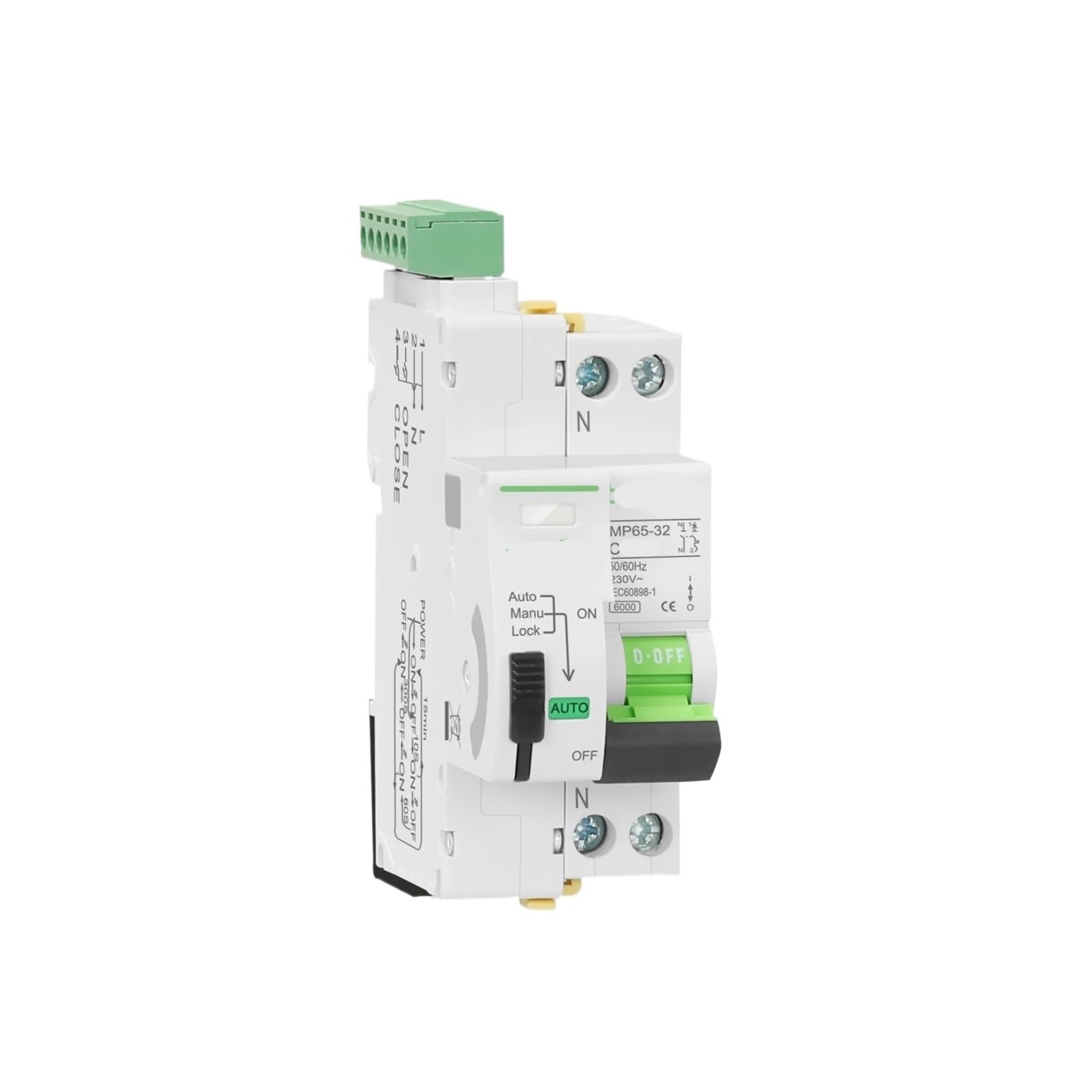 Disjoncteur DPN 16A à réenclenchement automatique 1P+N 220V