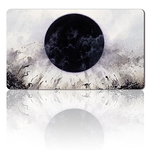 Brettspiel MTG Spielmatten+Kostenlose wasserdichte Tasche,TCG Card Game Table Mat Größe 60X35CM Mouse Pad Kompatibel Mit MTG TCG (Damnation-xt)