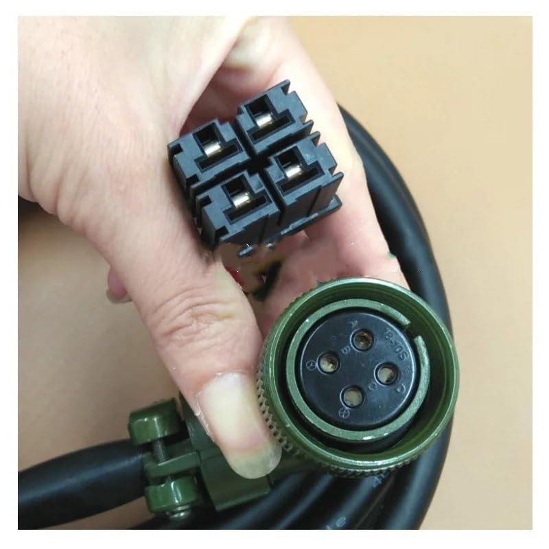 Cordon d'alimentation servomoteur D-5 robuste avec prise 18-10S pour équipement durable