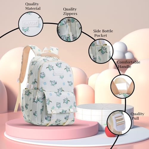 Image of Tinytot 30 Litre Japanese Korean Style School Bag Water-Resistant Laptop & Travel Backpack - Unisex Large 18 Inches Multipurpose Student Backpack for Boys & Girls, Men & Women