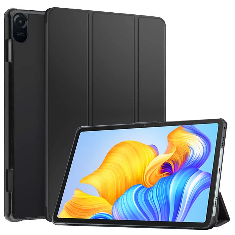 Robustrion Smart Trifold Flip Stand Case Cover for Honor Pad 8 12 inch Tablet - Black