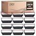 Lemero ERC-30 ERC 30 34 38 B/R Compatible with Ribbon Cartridge for use in ERC38 NK506 (12-Pack, Black Red)