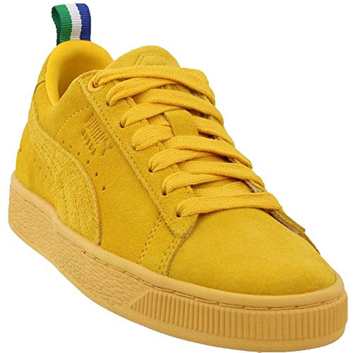 PUMA PUMA Unisex-Adult Suede Big Sean Sneaker, Spectra Yellow-Spectra Yellow, 12 M US