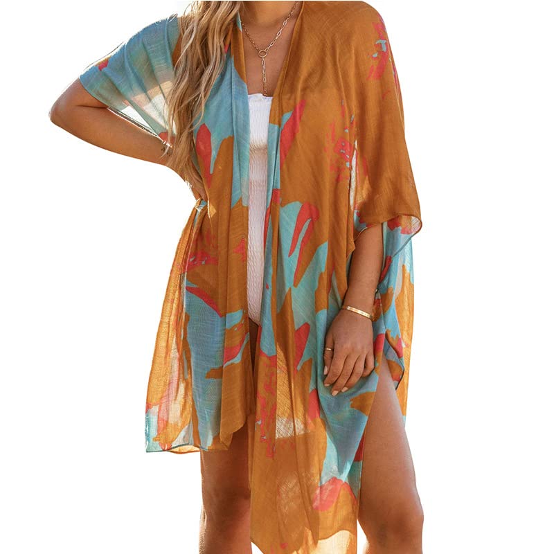 Bikini encubrimiento URYYRIT con longitud dividida para el sol