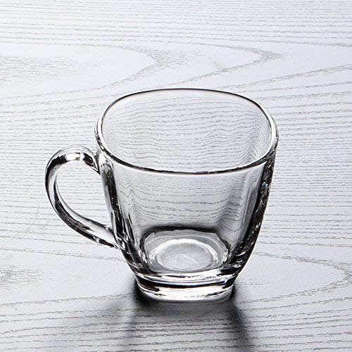 Home-Cart Glass Tea and Coffee Cup Set-6 Pieces, Transparent, 140 ml 4