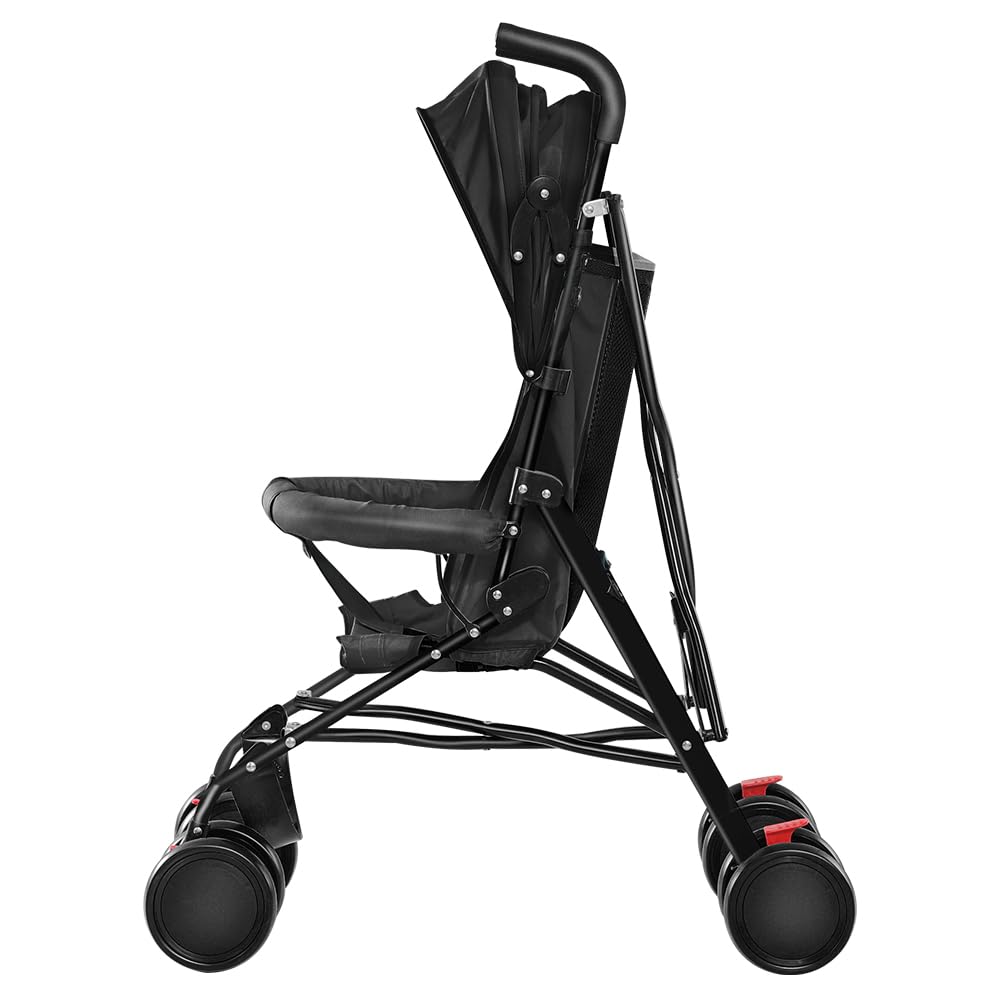 Passeggino Leggero Telaio Multiposizioni 6 Mesi 4 Anni 25 Kg Nero