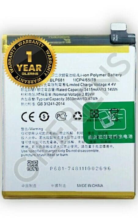 Image of Original BLP681 Battery for Oppo F9, F9 Pro /Oppo R17 CPH1879, PBEM00 Battery with 1 Year Warranty*** (CAR158)