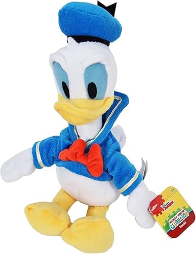 Disney Gang 9" Bean Plush Mickey Minnie Mouse Donald Pluto Goofy Daisy - 6 Pack & Bag #TOP3